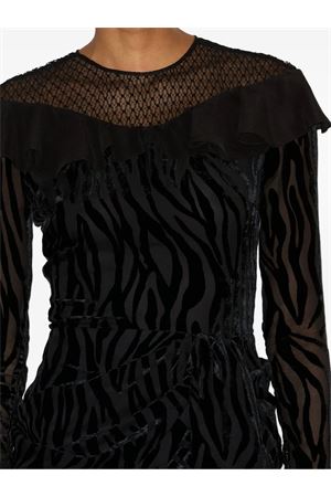 Abito asimmetrico nero ISABEL MARANT | RO0897FBC4J24I01BK